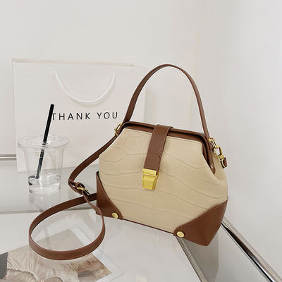 GHJ-26 Mode PU Einzel Handtaschen mit Schloss für Frauen Schulter Tasche
