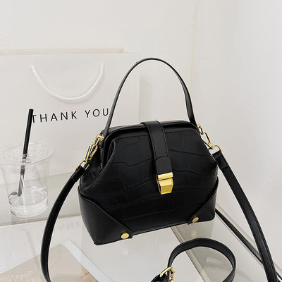 GHJ-26 Mode PU Einzel Handtaschen mit Schloss für Frauen Schulter Tasche