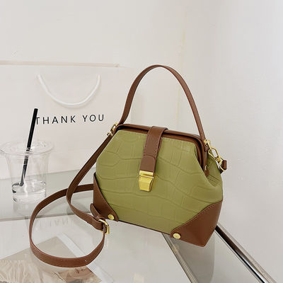 GHJ-26 Mode PU Einzel Handtaschen mit Schloss für Frauen Schulter Tasche