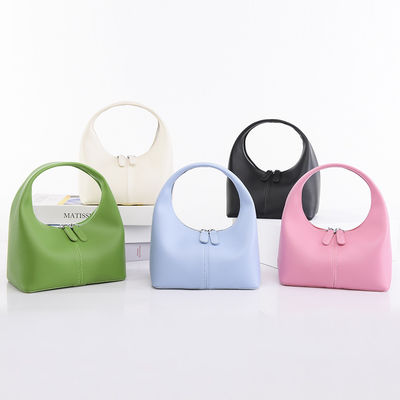 Horizontale Quadrat-Classic Candy Color PU Leder Hobo Tasche für Frauen