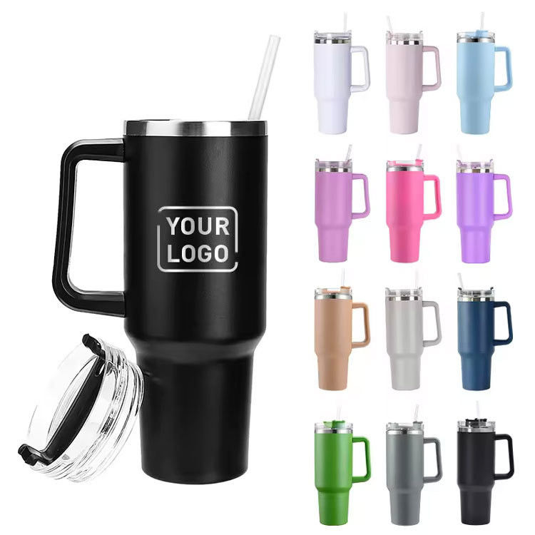 Geschäftsgeschenke 40oz Custom Stanley Edelstahl Reisemug Tumbler mit Griff in jeder Farbe