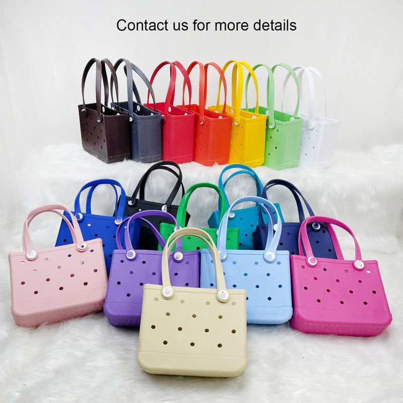 Soft Bag Fashion Style Trendy Nische Messenger EVA Loch Hohl Strandtasche für Kinder