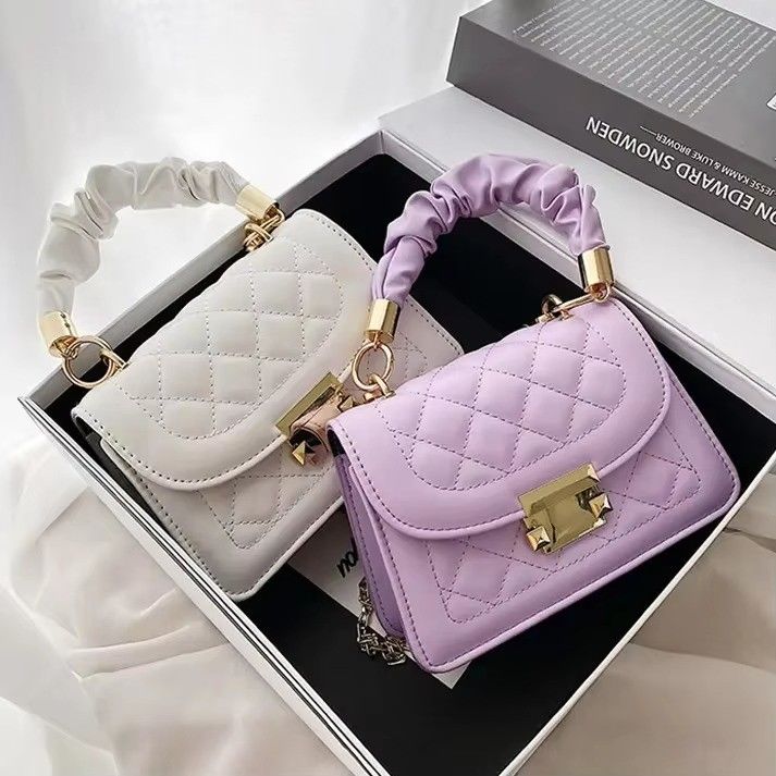 OEM/ODM Akzeptierte Geldbörsen und Handtaschen für Frauen Kleine quadratische Schultertaschen