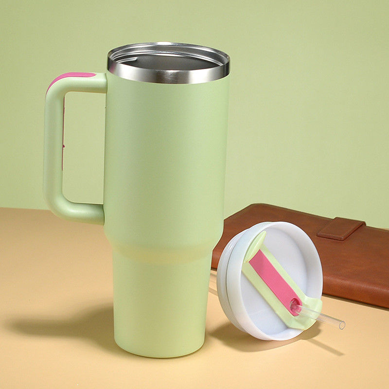 40oz Doppelwand Edelstahl Stan Auto Metall Reise Kaffeetasse Tumbler mit Griff