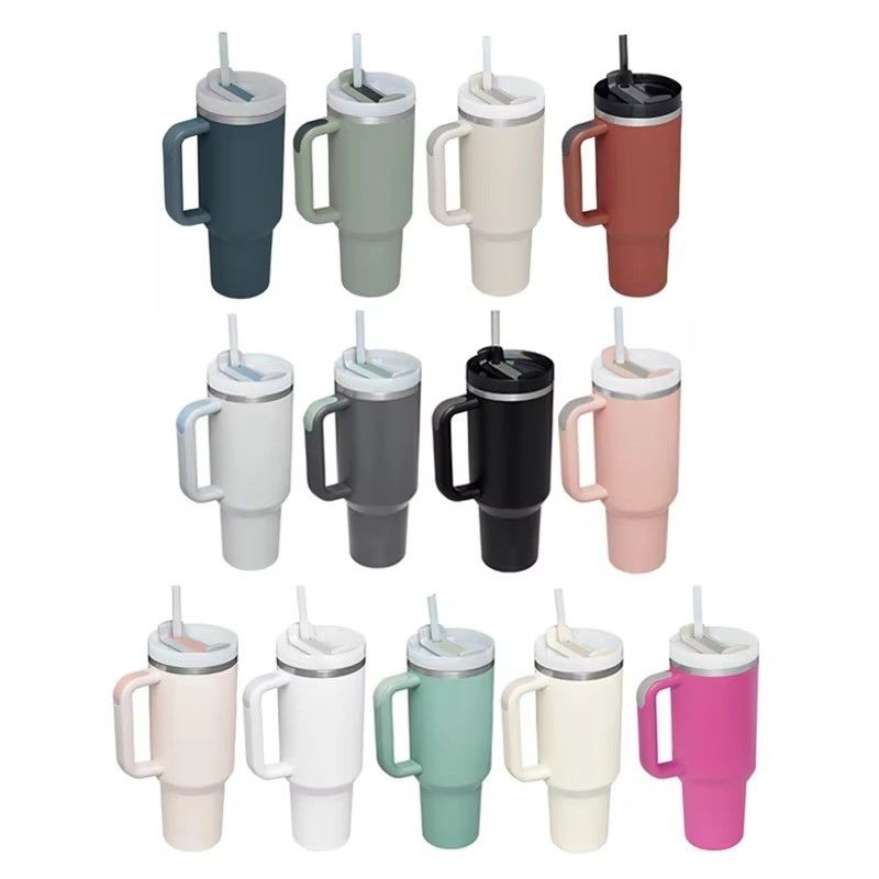 2.0 Beauchy Custom 40oz Edelstahl Vakuum isolierte Reisemug mit Stroh mit Kappe