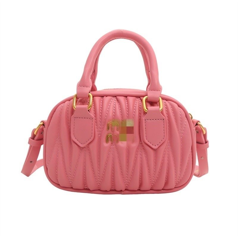 Sommer-Damen-Kleine-Leder-Botschaftstasche mit Mini-Fliesen-Muster und ZIP-Sperre